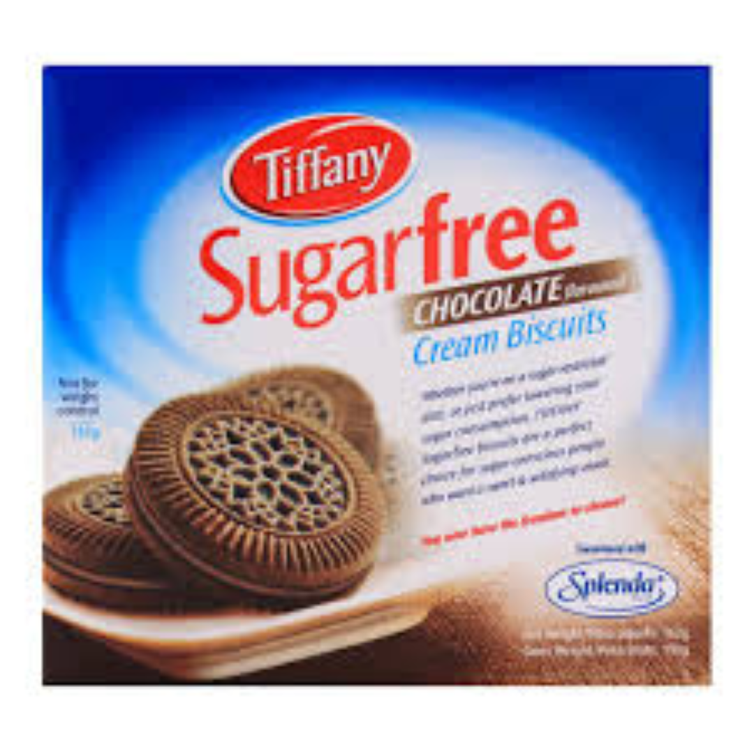 TIFFANY SUGR FREE CREAMS CHOCOLATE 162G
